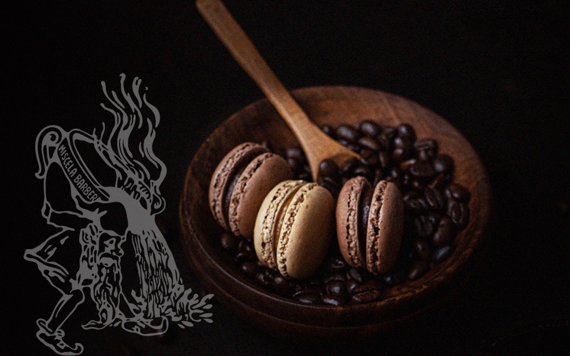 Macarons al caffè